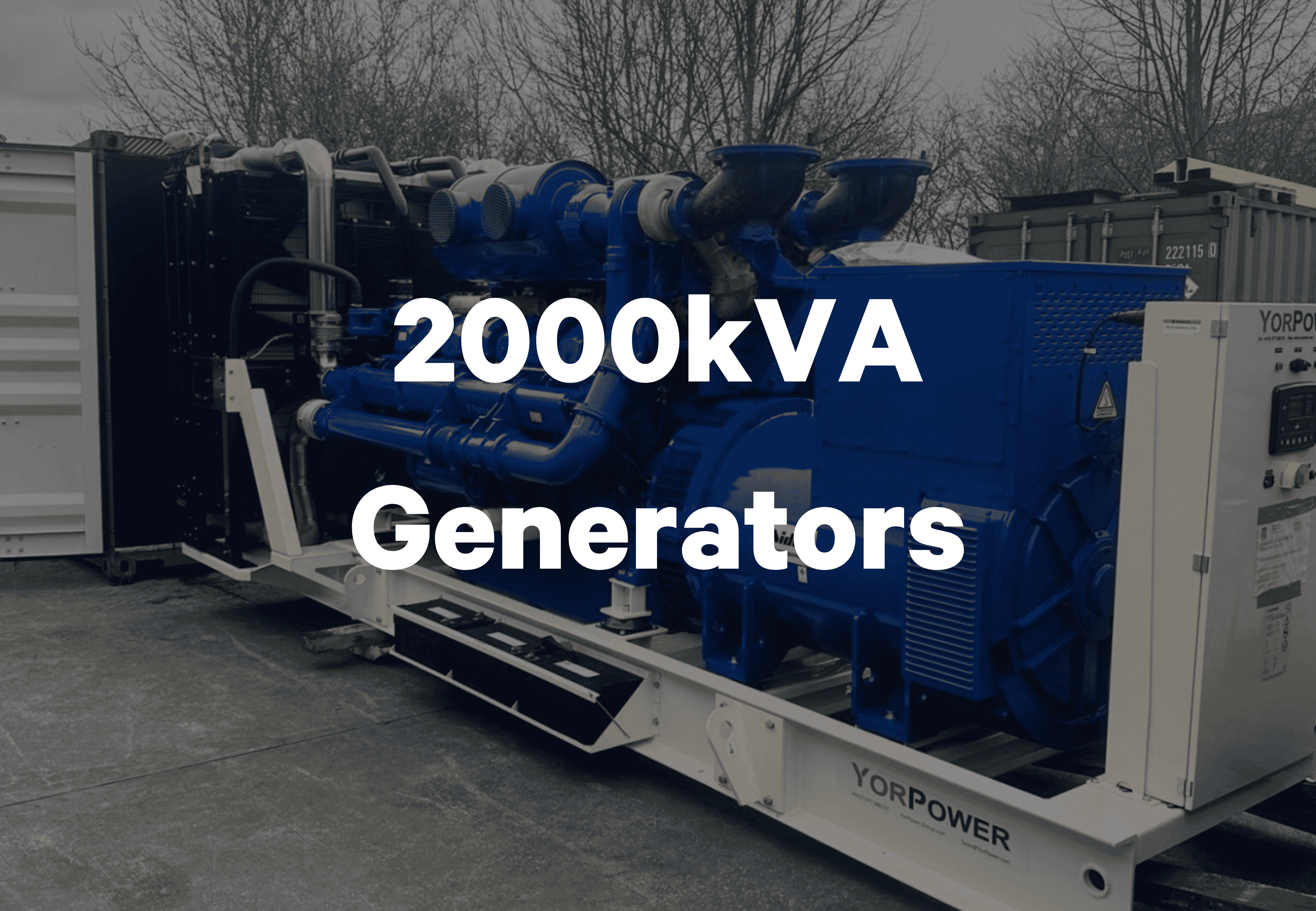 2000kVA Generator for Bangladesh