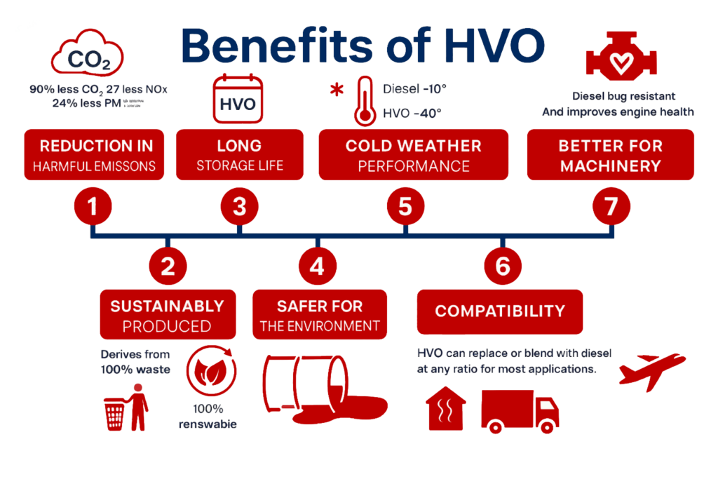 Benefits on HVO chart