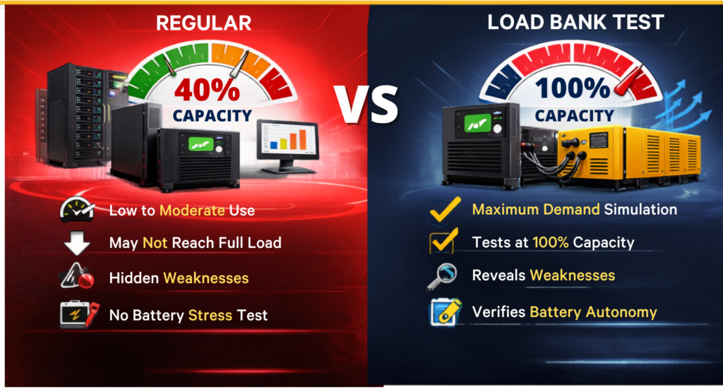 Why does a UPS need load bank testing
