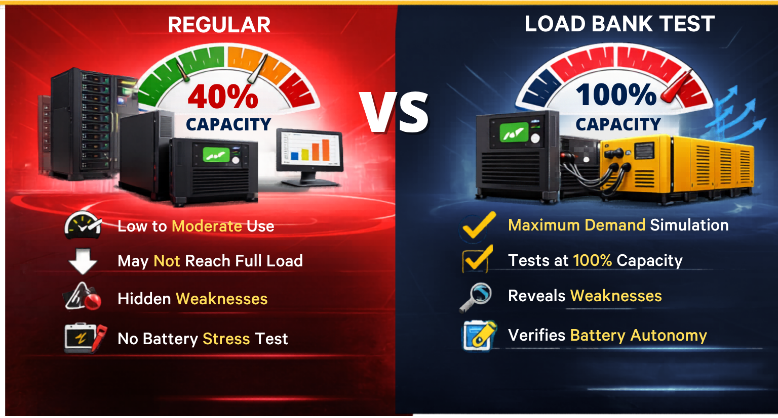 Ups Load Methods Why Does a UPS Need a Load Bank Test If It Runs Regularly? - YorPower